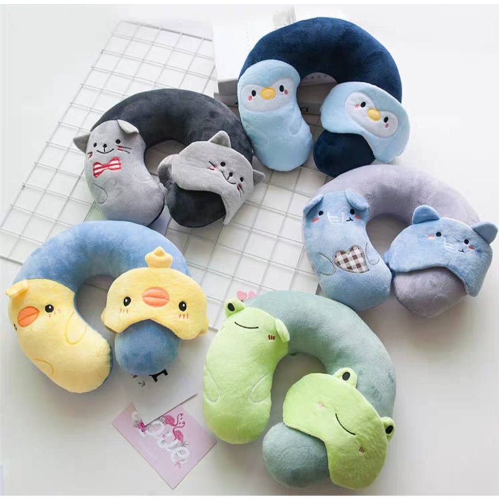 พร้อมส่ง หมอนตัวยู หมอนรองคอ หมอนตุ๊กตา ผ้านุ่ม CH0328 CH0726 มีหลายแบบให้เลือก