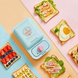 🌈 Joyoung 🥪🧇🍳* เครื่องทำอาหารเช้า แซนวิส วาฟเฟิล รุ่น JK1312-K72XD ลาย Doraemon