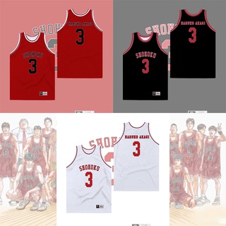 ชุดเครื่องแบบนักเรียน Sd Slam Dunk Xiangbei No. เสื้อกีฬาบาสเก็ตบอล แขนกุด ลายทีม Akagi Sunko 3 Akagi สีแดง (ไม่มีกล่อง)