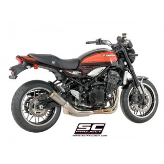 SC-Project ท่อมอเตอร์ไซต์  KAWASAKI Z900 RS (2018 - 2020) Cafe | S1-GP Muffler, Titanium