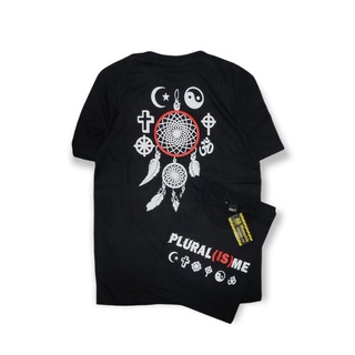 [100% Cotton] เสื้อยืด พิมพ์ลาย Pluralism PLURAL IS ME