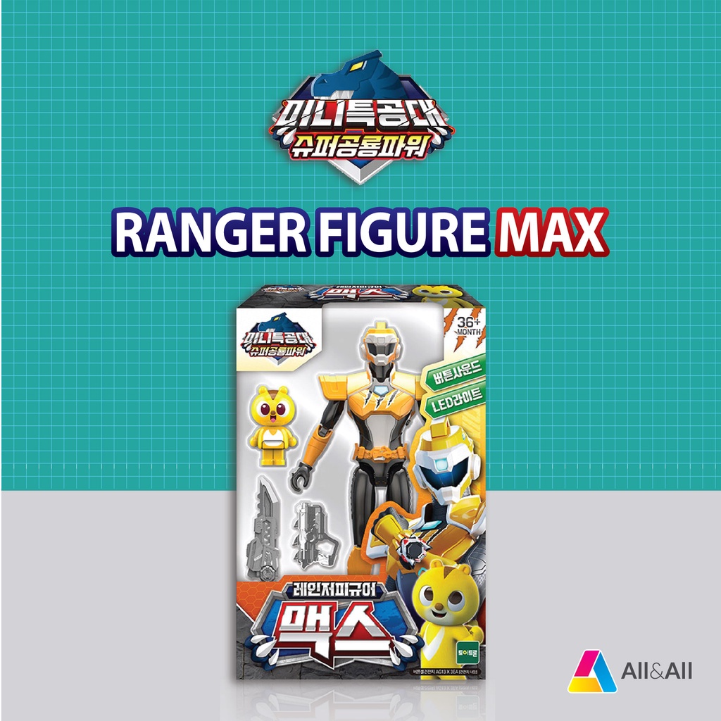 [MINIFORCE X SUPER DINO POWER] RDY KOREA Mini Force Toy Robot Series Miniforce RANGER FIGURE MAX