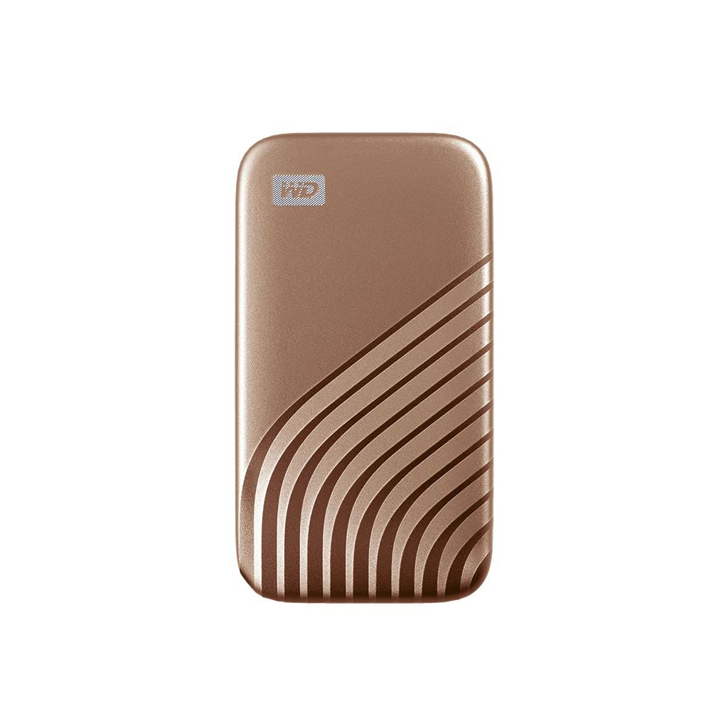 EXTERNAL HARDDISK WD My Passport SSD 2TB, Gold, Speed up to 1050 MB/s