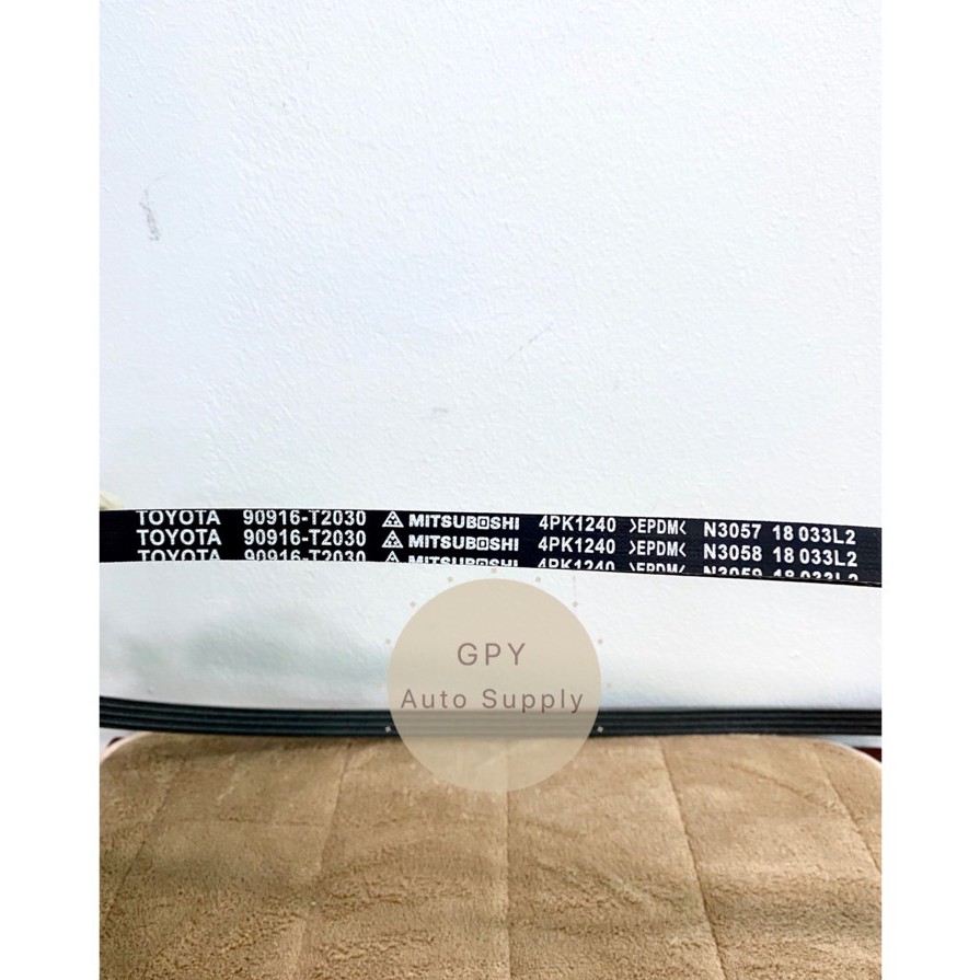 TOYOTA VIOS 2003 NCP42,43 (90916-T2030 4PK1240) สายพานพัดลม