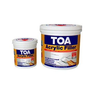 TOA Acrylic Filler สีโป๊วผนัง เคมีโป๊ว