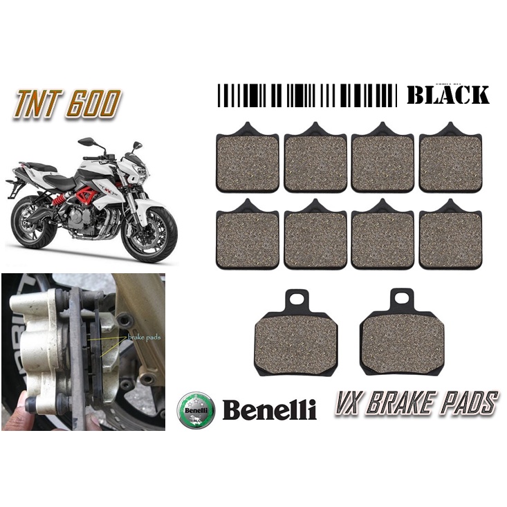 BENELLI DAYTONA VX BRAKE PADS TNT 600 คุณภาพดีที่สุด
