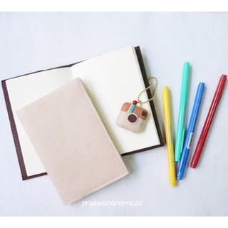Plain felt notebook สมุดปกผ้าสักหลาดสีพื้น