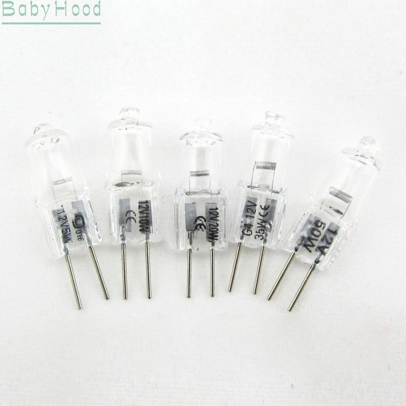 ⭐ BIG DISCOUNTS ⭐ หลอดไฟฮาโลเจน 2 ขา G 4 12v 5 W / 10 W / 20 W / 30 W / 50 W 10 ชิ้น [BABYHOOD-TH]