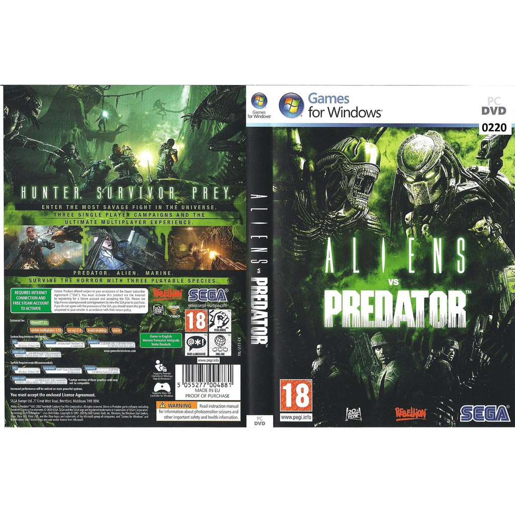 (PC DVD) Alien VS Predator