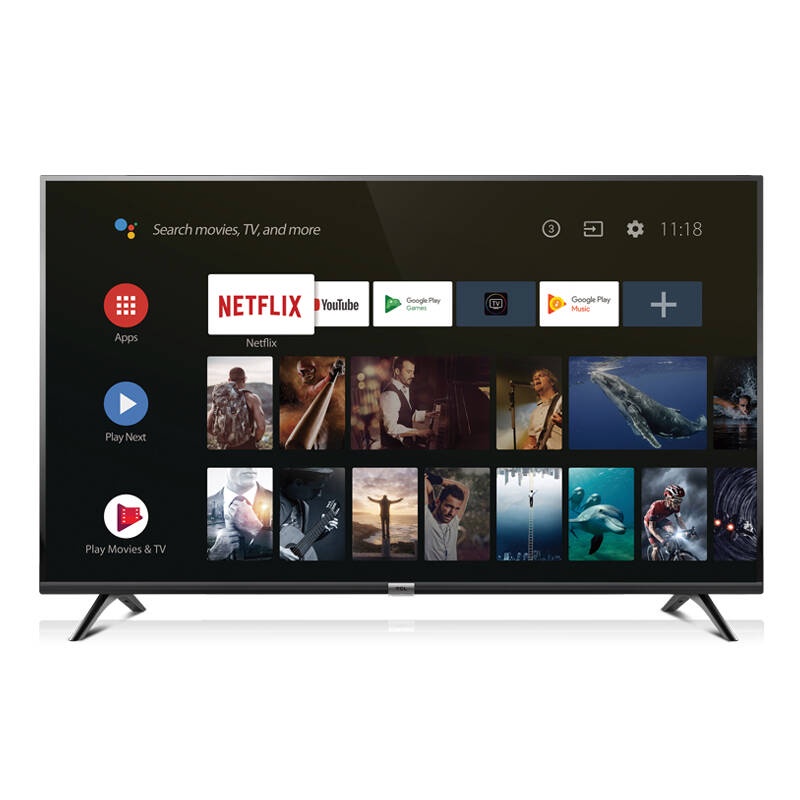 TCL TV40นิ้ว LED Wifi HD 1080P Android Smart TV V.11 (รุ่น LED40S6500)Google assistant&amp;Netflix&amp;Youtube
