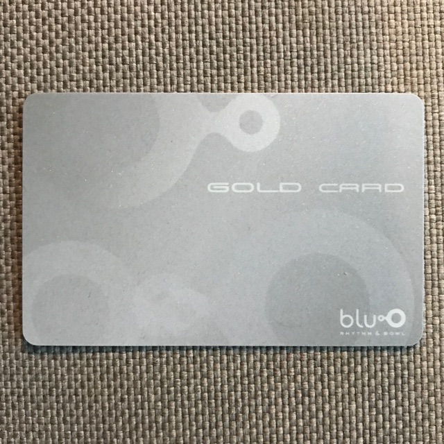 ถูกมาก Blu-o Gold Card บัตรโยนโบว์ลิ่ง 10 เกม