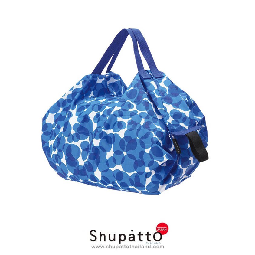 Shupatto รุ่น Tote ขนาด S สี Umi - blue กระเป๋าผ้า นำเข้าจากญี่ปุ่น โดยตัวแทนอย่างเป็นทางการ Shupatto Thailand