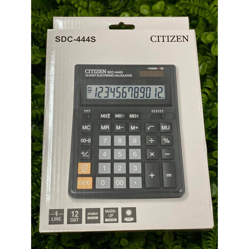 Citizen เครื่องคิดเลข SDC-444S สำหรับใช้งานทั่วไป ขนาดใหญ่