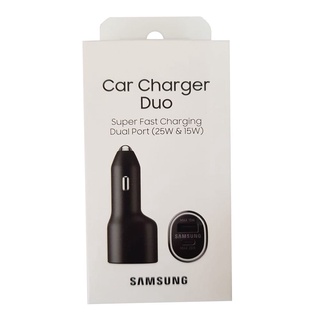 Samsung EP-L4020NBEGWW Car Charger Duo L4020 - Super Fast Charging (25W &amp; 15W)