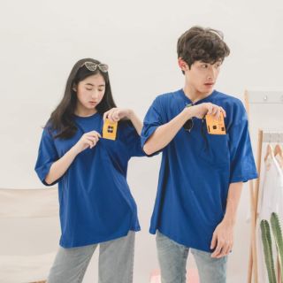 เสื้อoversize สีพื้นมีกระเป๋า ผ้าcotton100% ใส่แล้วไม่ร้อนไม่คันระบายอากาศได้ดี ❌ไม่รับปลายทางค่ะ❌