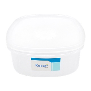 Homehapp กล่องอาหารทรงเหลี่ยม KASA HOME รุ่น FSX-0902-TPX ความจุ 2,000 มล. สีขาว