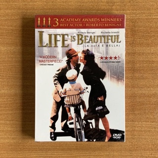 DVD : Life is Beautiful (1997) La vita e bella ยิ้มไว้ โลกนี้ไม่มีสิ้นหวัง [มือ 1 ปกสวม] ดีวีดี หนัง แผ่นแท้ ตรงปก