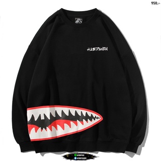 เสื้อยืดแขนยาวลาย shark sweater