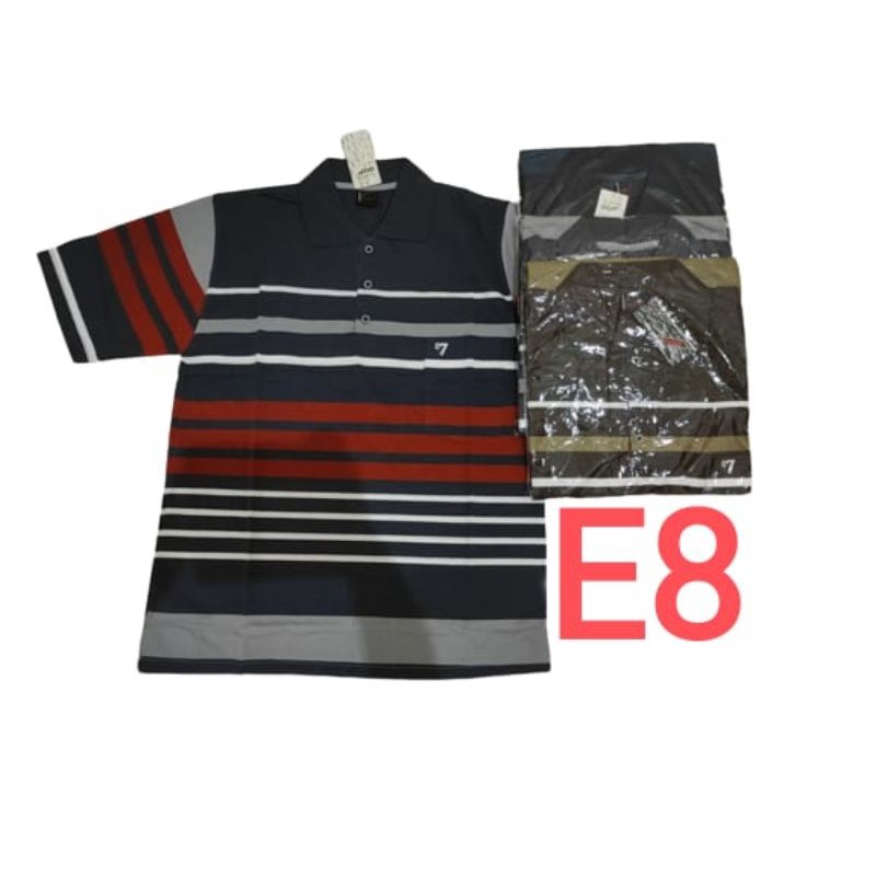 เสื้อยืดคอปกลายกระเป๋า XXXXL /4XL / Super Jumbo E8, E9, E10, E12, E13, E14, E15, E16