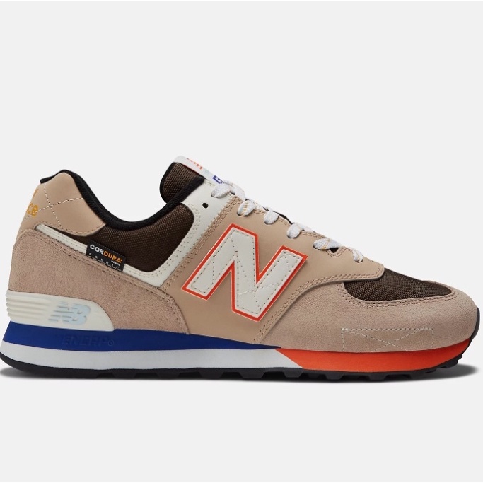 New Balance Collection นิวบาลานซ์ รองเท้าผ้าใบ รองเท้าแฟชั่น M 574 LFSTY ML574HQ2 BR / ML574EVB