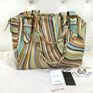 USED PaulSmith Classic swirl print leather bag💛