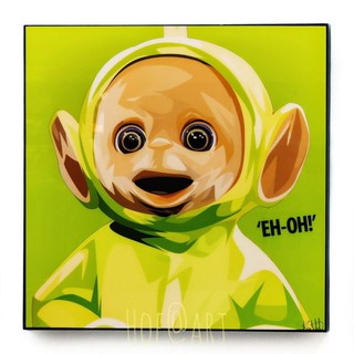 Dipsy ดิ๊ปซี่ Teletubbies เทเลทับบี้ การ์ตูน cartoon รูปภาพ​ติด​ผนัง​ pop art ของขวัญ รูปภาพ กรอบรูป แต่งบ้าน