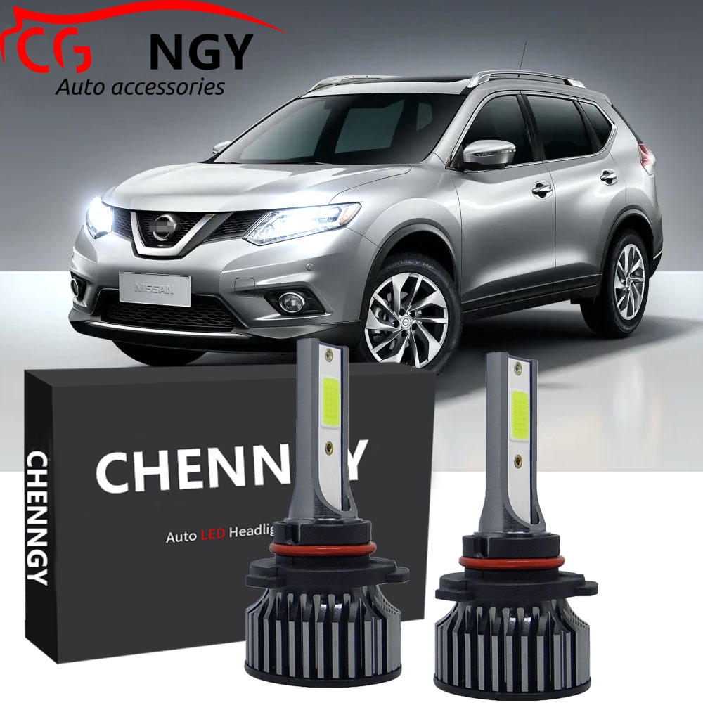 สําหรับ Nissan X-Trail / X Trail (T32) (2015 - 2019) ด้านหน้าหลอดไฟ LED Low Beam 6000K 12V-24V สีขาว