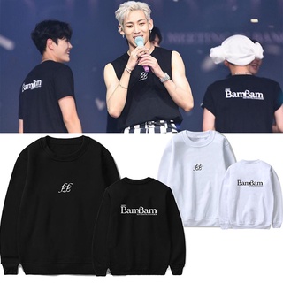 Got7 BamBam 2022FM เสื้อกันหนาว คอกลม แบบสวมหัว สไตล์เดียวกัน