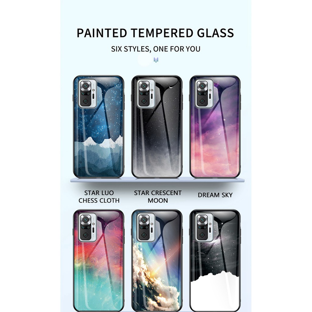 เคสกระจกนิรภัยสําหรับ Xiaomi Redmi Note 10 Pro Max Xiomi Redmi Note 10 