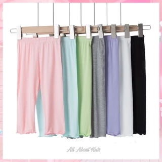 กางเกงเลกกิ้งเด็ก ขา 5 ส่วน กางเกงเลกกิ้งเด็กผู้หญิง อายุ 2-8 ปี ผ้า Cotton ใส่สบาย