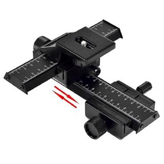 อุปกรณ์ 4-Way Macro Focus Rail Slider / Close-up สำหรับกล้องดิจิตอล SLR