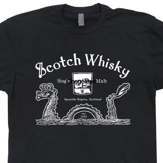 [100% Cotton] เสื้อยืดพิมพ์ลาย Scotchy Drinker Vodka Bourbon สําหรับผู้ชาย