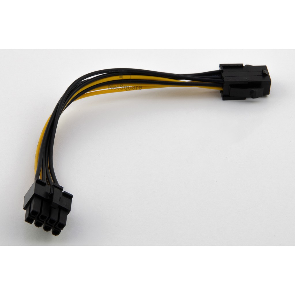 6 Pin To 8 Pin Pci Express Pci E Power Converter Cable For Gpu Video Card สาย Shopee Thailand 5159