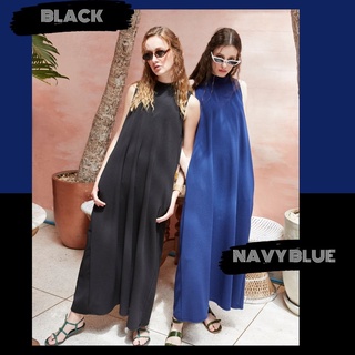 THONGYOY-Maxi Dress แม็กซี่เดรสแขนกุดสีพื้น8สี เดรสสีพื้น เดรสสีสวย เดรสใส่สบาย เดรสตัวปล่อย เดรสยาว เดรสเรียบๆ