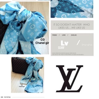 ผ้าคลุมไหล่ /ผ้าพันคอ style  Brand  Louis Vuitton