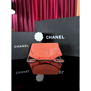 Chanel Caviar Half-Moon WOC chain bag