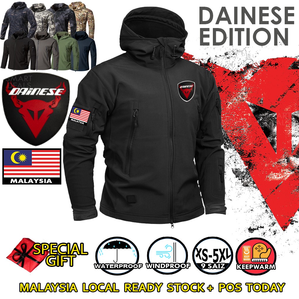 Dainese Shark Skin Waterproof Jacket Men Sweater Sharkskin Military Tactical Tad Jaket Water 