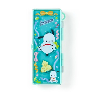 กล่องดินสอพลาสติก ด้านหน้าตกแต่งได้ ลาย Pochacco pc / Pochacco