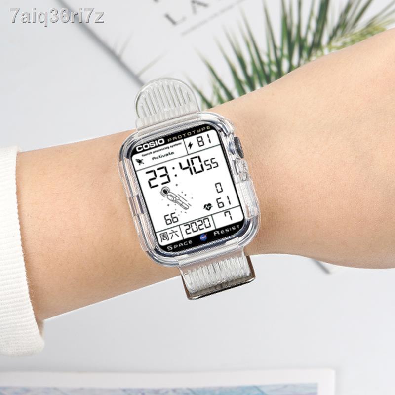iwatch6/7 สาย Apple Watch ที่ใช้งานได้ 7 รุ่น applewatch5/6/SE รุ่น 3/4/2 ตัวเรือนนาฬิกาสร้างสรรค์สาย 44 มม./42/40/38 หุ