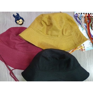 หมวกบักเก็ตเปล่าสีพื้น
