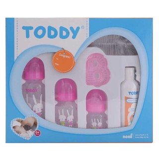 🔥The Best!! ทอดดี้ ชุดกล่องของขวัญเล็ก 6 ชิ้น รุ่น GST-MIXI TODDY 6-Piece Baby Gift Set