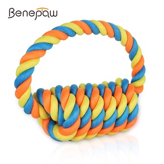 Benepaw ของเล่นเชือกจูงสัตว์เลี้ยง ทนต่อการกัด ขนาดเล็ก กลาง ใหญ่ สีสดใส สําหรับสุนัข