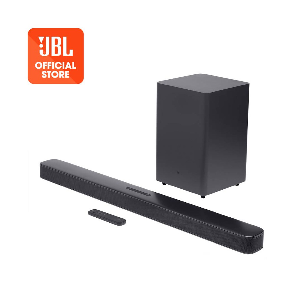 Jbl bar 2 1 deep bass 2 1 channel soundbar with wireless subwoofer hm
