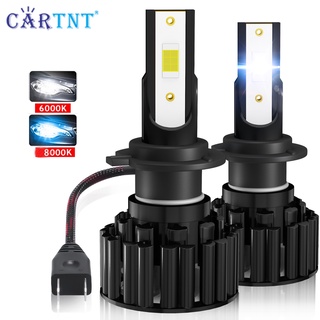 หลอดไฟหน้ารถยนต์ Led H11 H7 H4 H8 H9 HB3 9005 HB4 9006 6000K 8000K 110W 12V 20000LM 1 คู่