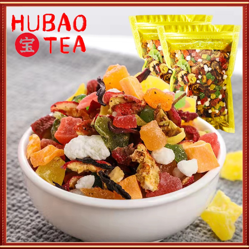 ชาผลไม้ 水果茶 Fruit tea 100-500g ชาดอกไม้ ชาสมุนไพร มีฟังก์ชันของการส่งเสริมการย่อยอาหารและบำรุงม้ามและกระเพาะอาหาร