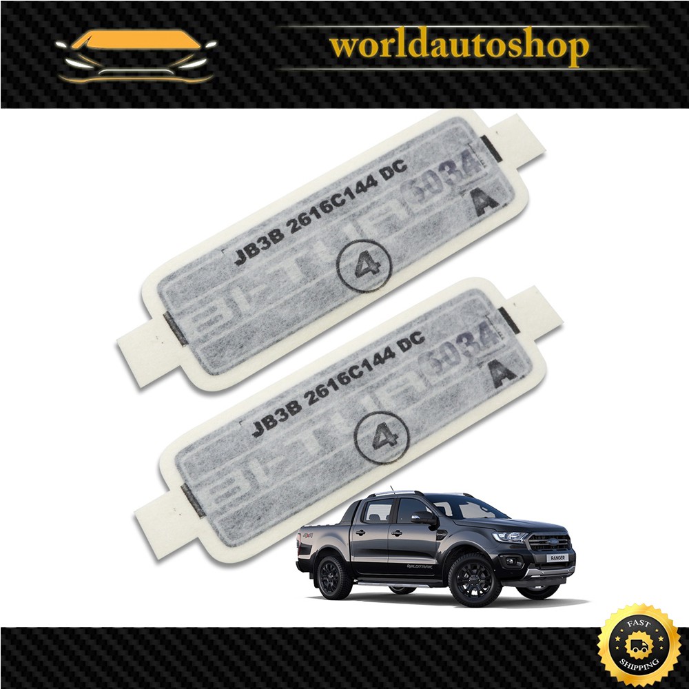 Sticker "BI-TURBO" แท้ ชุด 2 ชิ้น Ford  Ranger XLT Wildtrak ปี 2019 - 2020