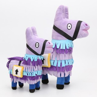 ตุ๊กตานุ่ม รูปการ์ตูน Fortnite Game Stash Llama สีรุ้ง ขนาด 25 ซม. 34 ซม.