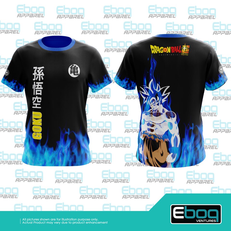 3d เสื้อยืดอะนิเมะ Dragon Ball Goku Super instrict ระเหิด/baju Dragon Ball eboq/Jersey ระเหิด 3d เสื