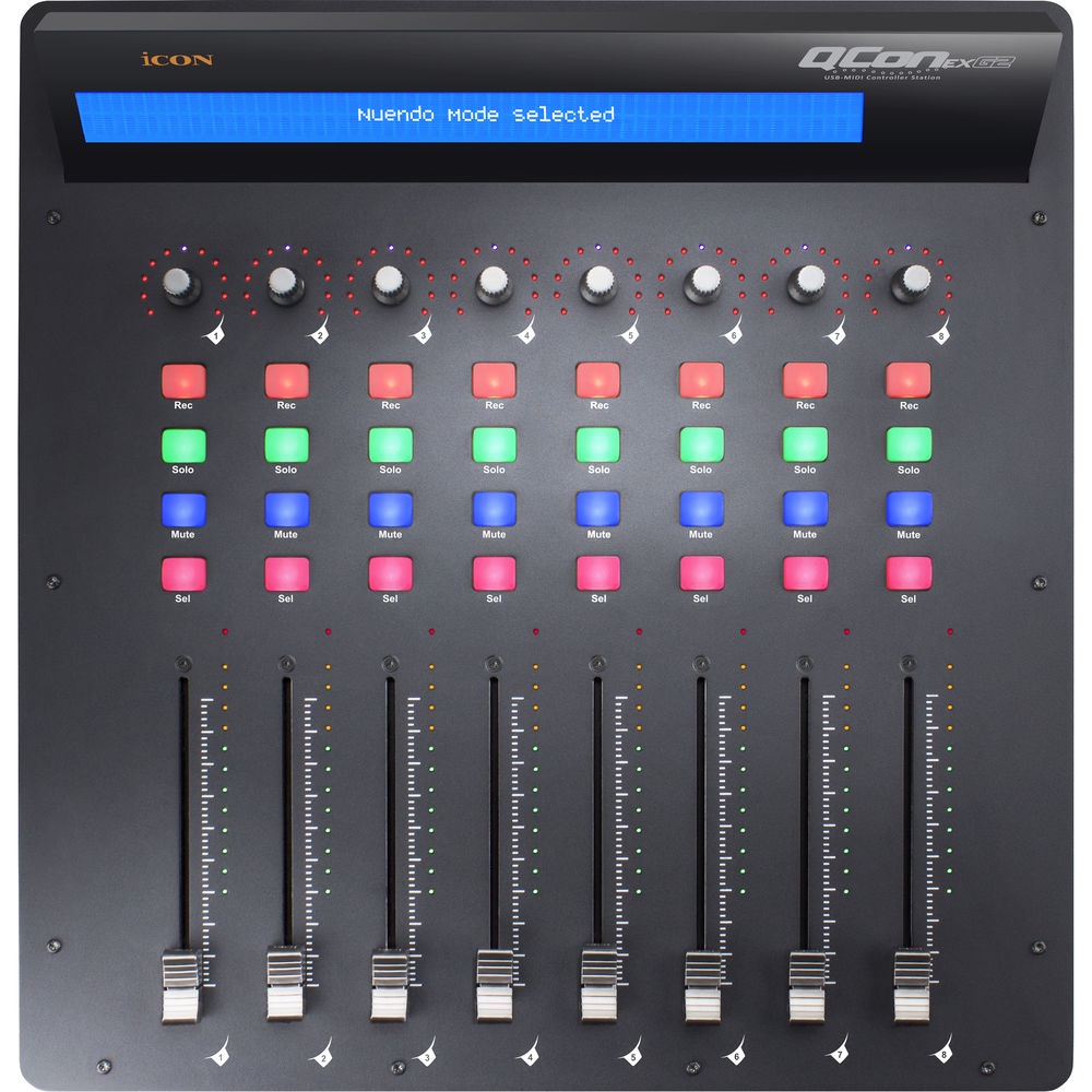 Icon Pro Audio QCon EX G2 *ของแท้รับประกันศูนย์* Control Surface สำหรับต่อขยาย QCon Pro G2, แผงควบคุมภาพและเสียง DAWS
