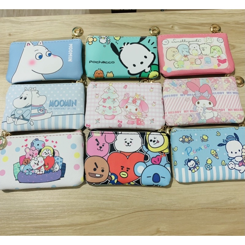 กระเป๋าหนังใส่เหรียญลายลิขสิทธิ์ Sario🐹